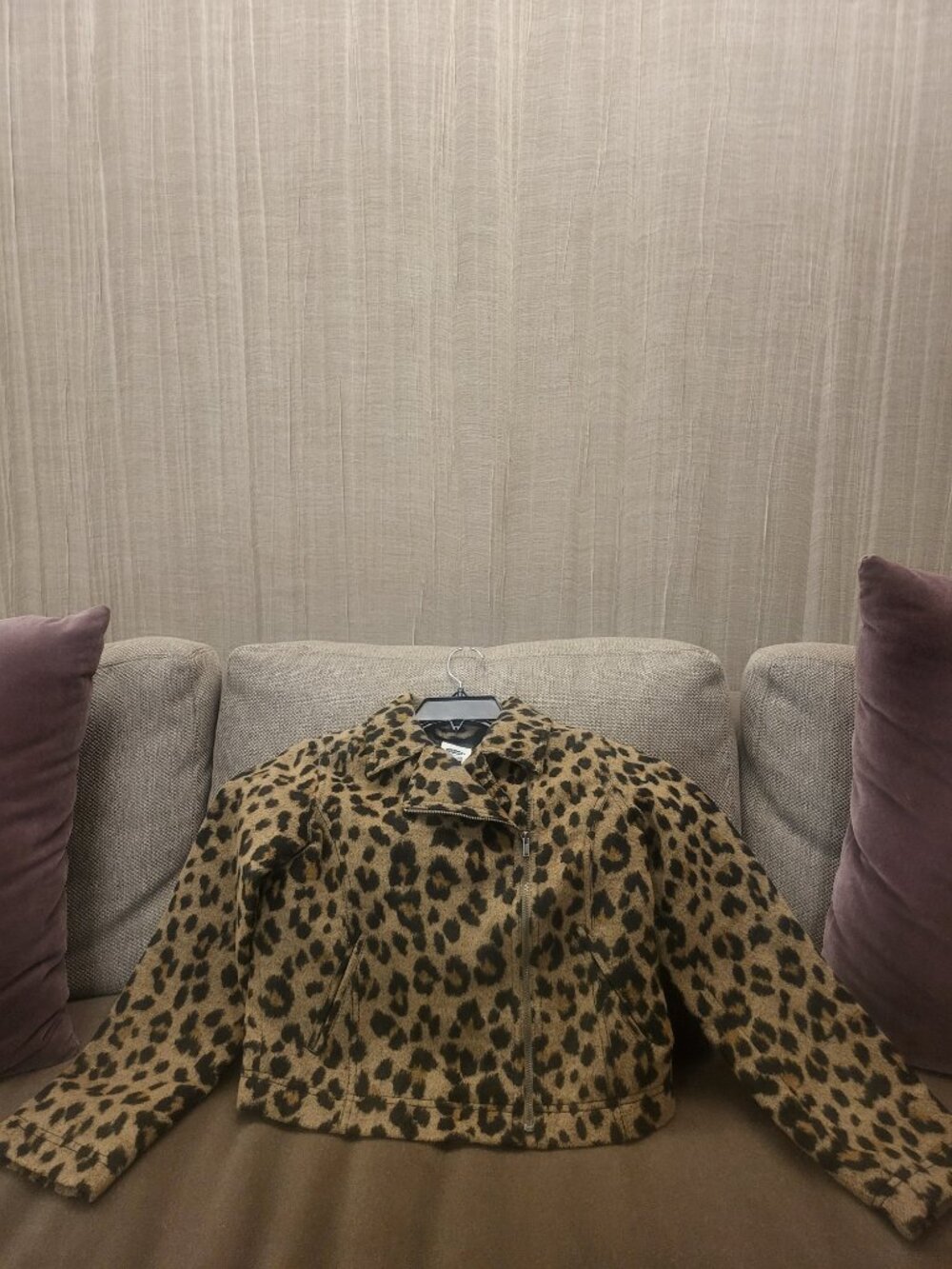 Vintage Old Navy Animal Print Motorcycle Jacket - Picture 12 of 15